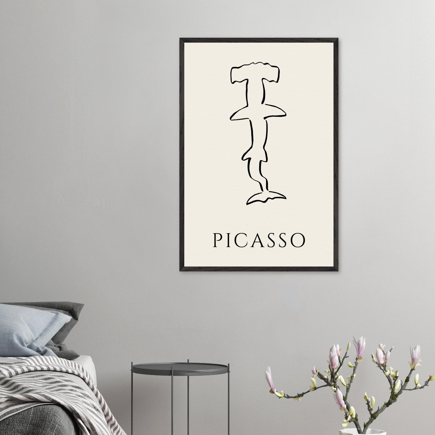 Picasso Hammer Head, Line Art Print, Gift Print